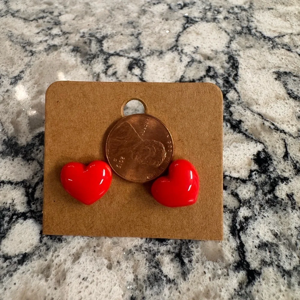 (9) Valentine Heart Earrings Set